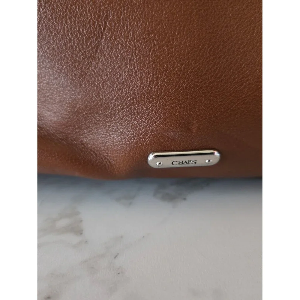 Chaps brown faux